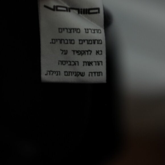 Vanilla Black Satin Dress Pants Size M/L - Picture 9 of 10